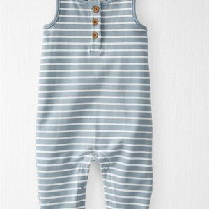 Little Planet Striped Sleeveless Baby Romper
